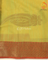 Rich Jute Banarasi Silk Saree in Yellow