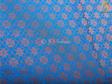 Blue Copper Zari Soft Silk Saree With fully stitched Blouse SAREE JCS Fashions