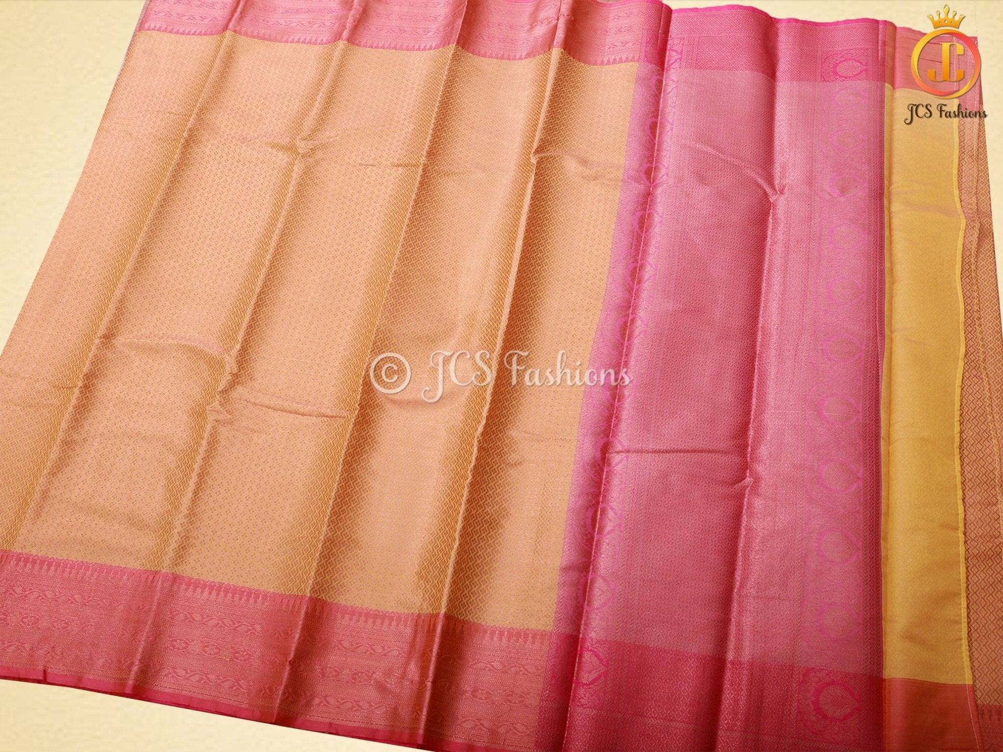 Butta Design Soft Silk Saree With stitched Matching Blouse SAREE JCS Fashions