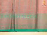 Copper Zari Border Semi-Soft Silk Saree With Blouse SAREE JCS Fashions