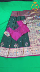 Semi Silk Saree, Rich Pallu, Grand Border