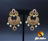 Earring| Unique design | Matte Finish | Peacock design Jewelry JCS Fashions Matte Finish 2 "
