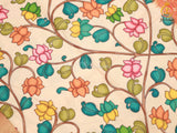 Fine Satin Material Saree With Pitchwai And Kalamkari Design SAREE JCS Fashions