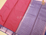 Korvai Buttas Semi-Silk Fabric Saree With Maggam Work Blouse SAREE JCS Fashions