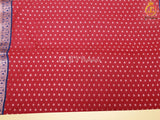 Korvai Buttas Semi-Silk Fabric Saree With Maggam Work Blouse SAREE JCS Fashions