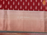 Korvai Buttas Semi Silk Saree With Maggam Work Blouse SAREE JCS Fashions