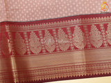 Korvai Plain Body Saree, Mustard Yellow And Brown Border With Blouse SAREE JCS Fashions
