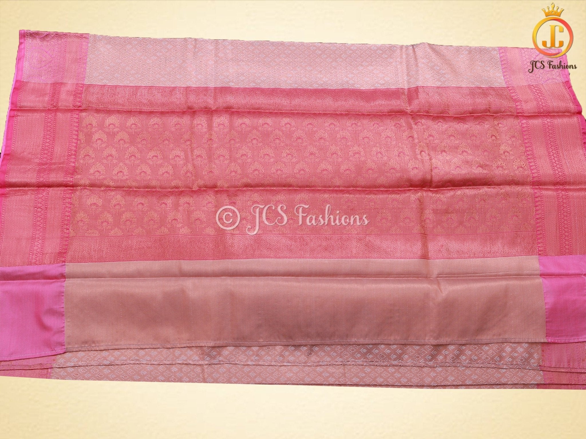 Leaf Butta Design Soft Silk Saree With A Beautiful Blouse SAREE JCS Fashions
