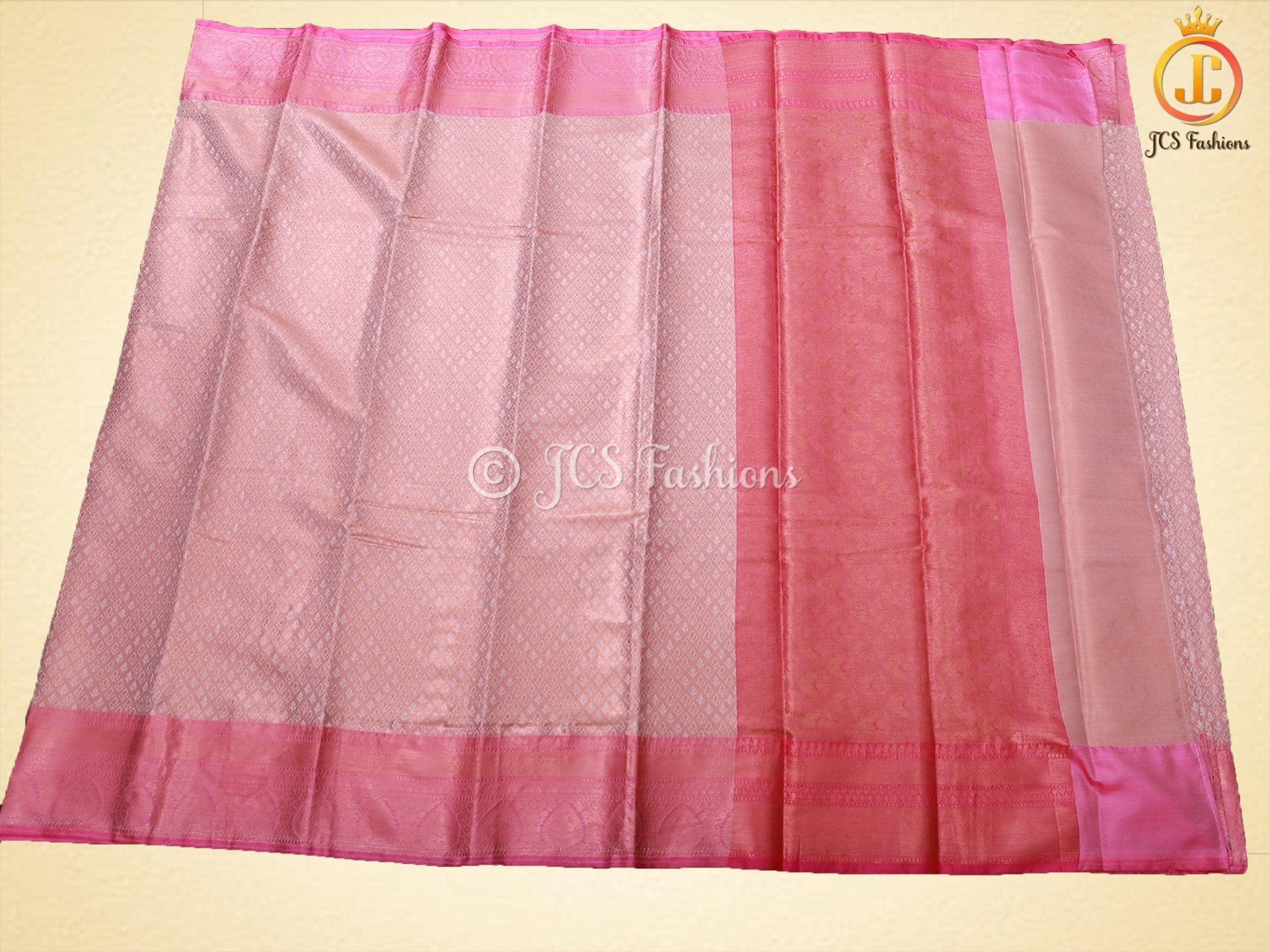 Leaf Butta Design Soft Silk Saree With A Beautiful Blouse SAREE JCS Fashions