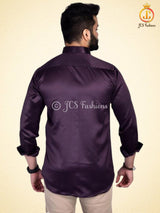 Men's Silk Shirt, Veshti Shirt, Indian Traditional Shirt MEN JCS Fashions