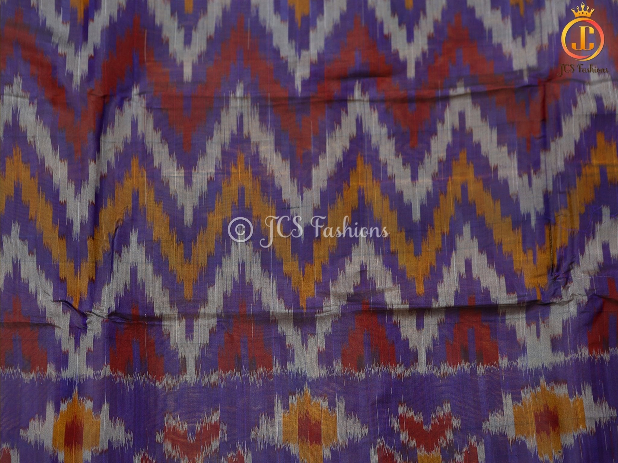 Mustard Yellow Soft Silk Saree With Beautiful Ikkat Designs SAREE JCS Fashions