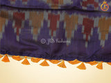 Mustard Yellow Soft Silk Saree With Beautiful Ikkat Designs SAREE JCS Fashions