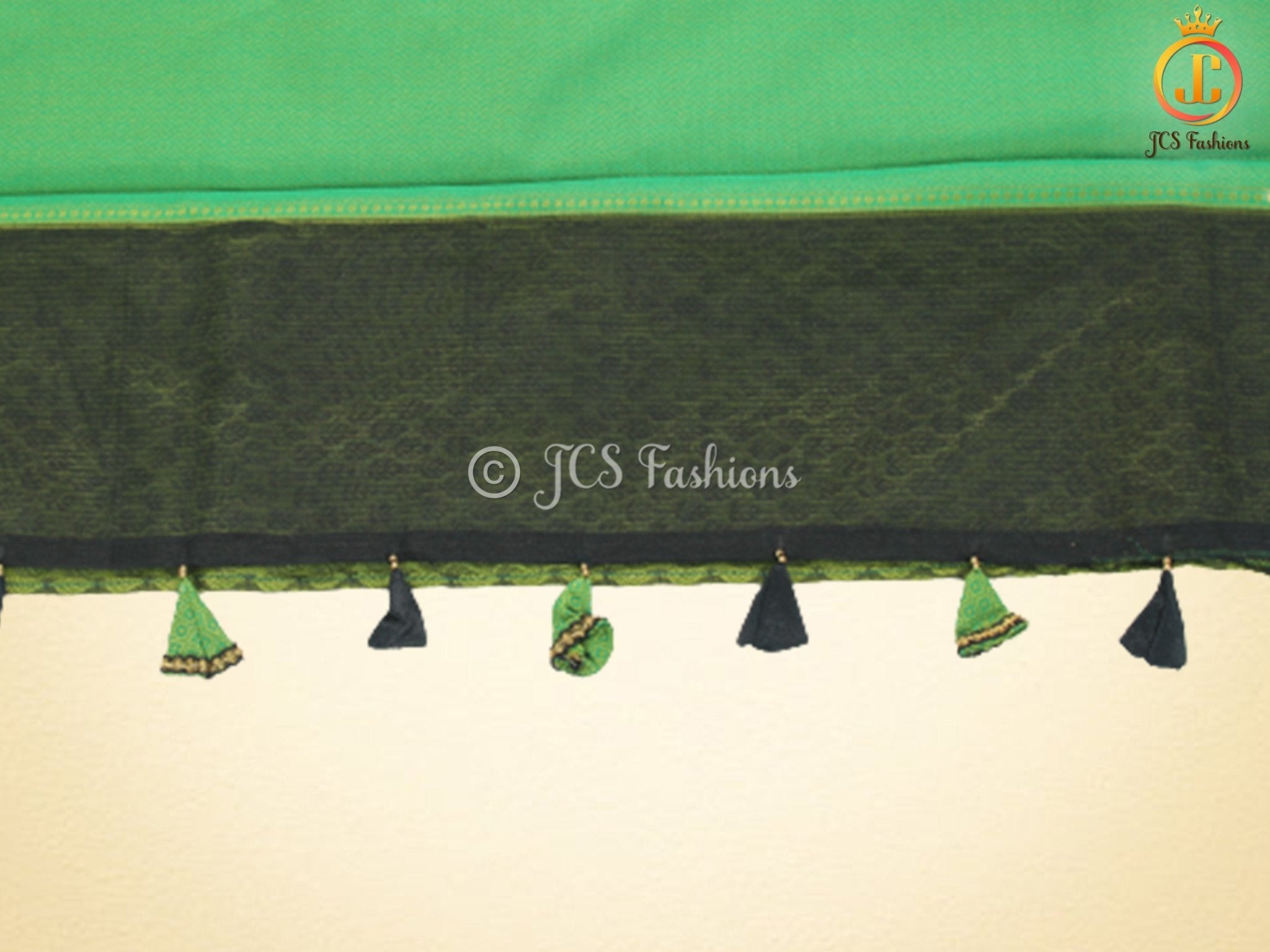 Olive green Kora Muslin Saree with ready to wear designer Blouse SAREE JCS Fashions
