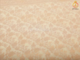 Pastel And Ivory Khadi Georgette Saree With Stitched Blouse SAREE JCS Fashions