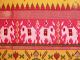Patola Design Border Banarasi Munga Silk Saree With Blouse SAREE JCS Fashions