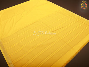 Pure Mysore Silk Saree in Stunning Yellow