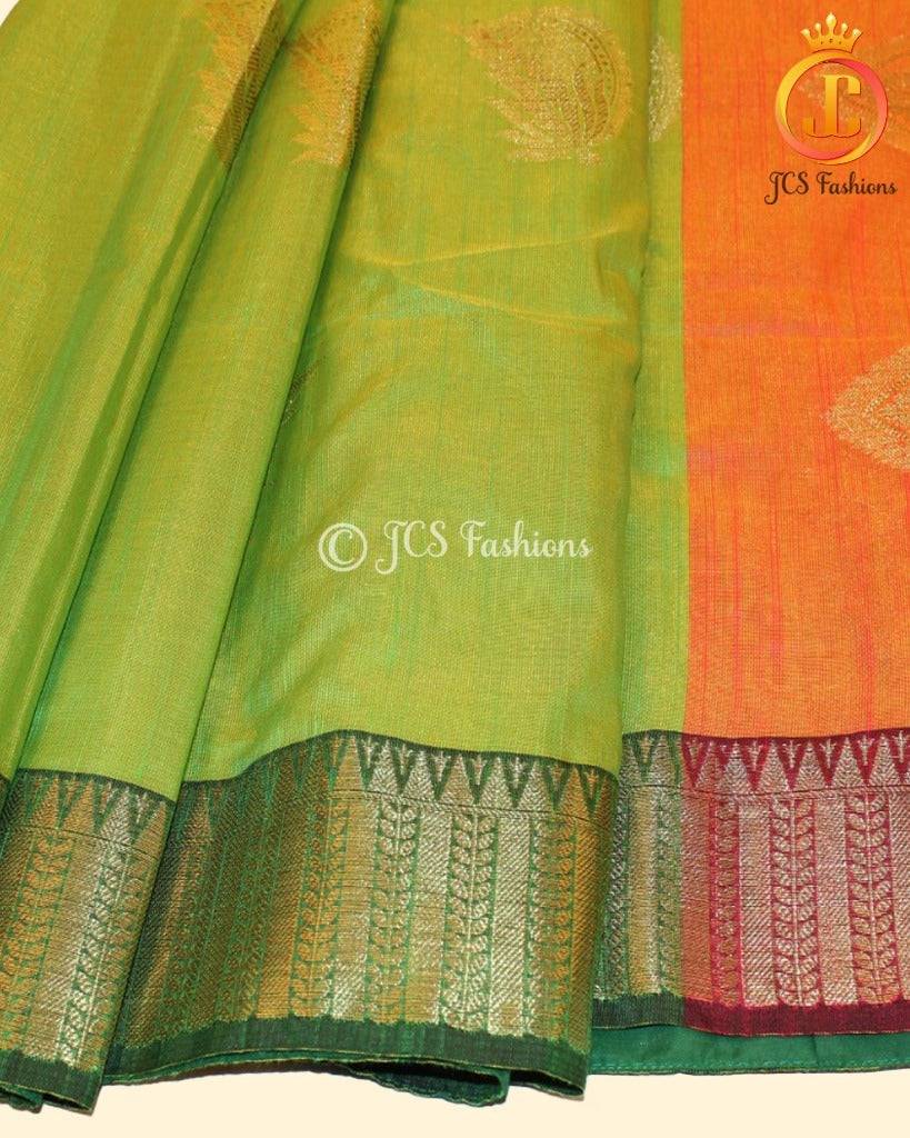 Rich Jute Banarasi Silk Saree – Traditional Zari Weave for Weddings - JCS Fashions