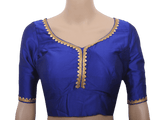 Sabyasashi Cut Ready-Made Blouse, Lehenga and Stylish Saree Blouse Blouse JCS Fashions Royal Bue 40