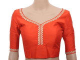 Sabyasashi Cut Ready-Made Blouse, Lehenga and Stylish Saree Blouse Blouse JCS Fashions Orange 40