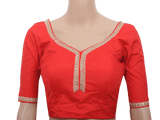 Sabyasashi Cut Ready-Made Blouse, Lehenga and Stylish Saree Blouse Blouse JCS Fashions Red 40