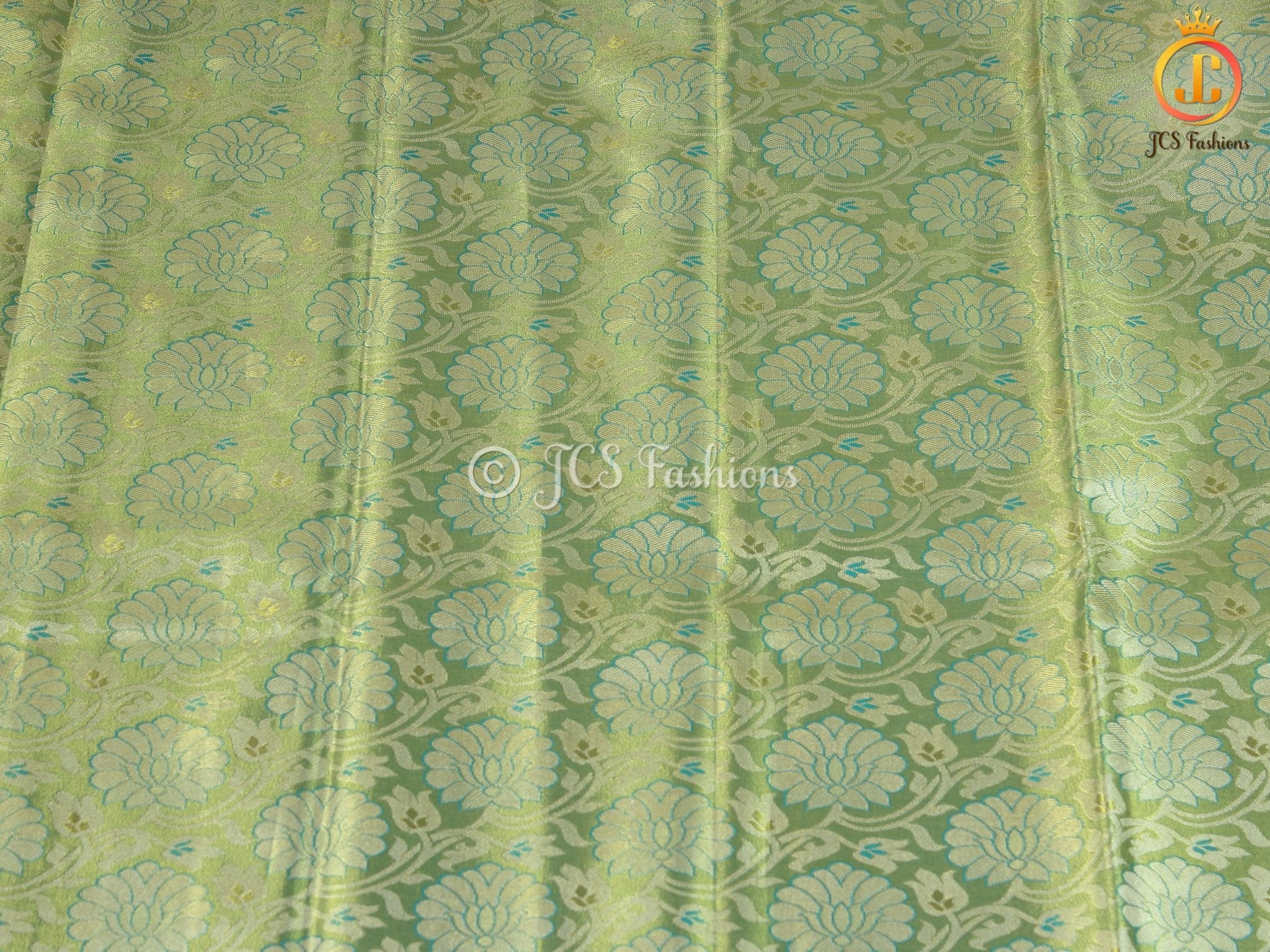 Semi silk, Kanchi pattu saree With Blouse. Traditional Indian Saree For Women SAREE JCS Fashions