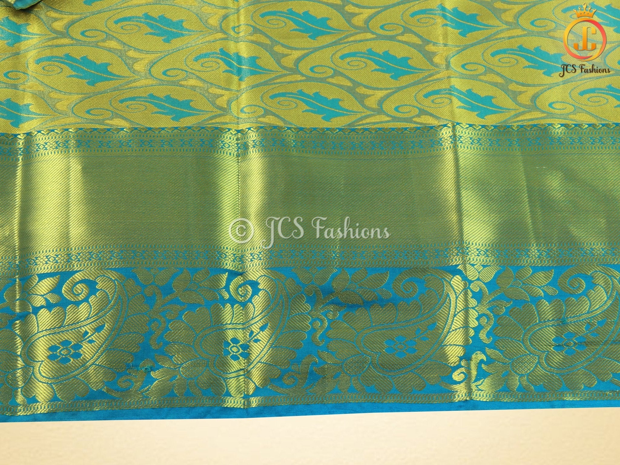 Semi silk, Kanchi pattu saree With Blouse. Traditional Indian Saree For Women SAREE JCS Fashions