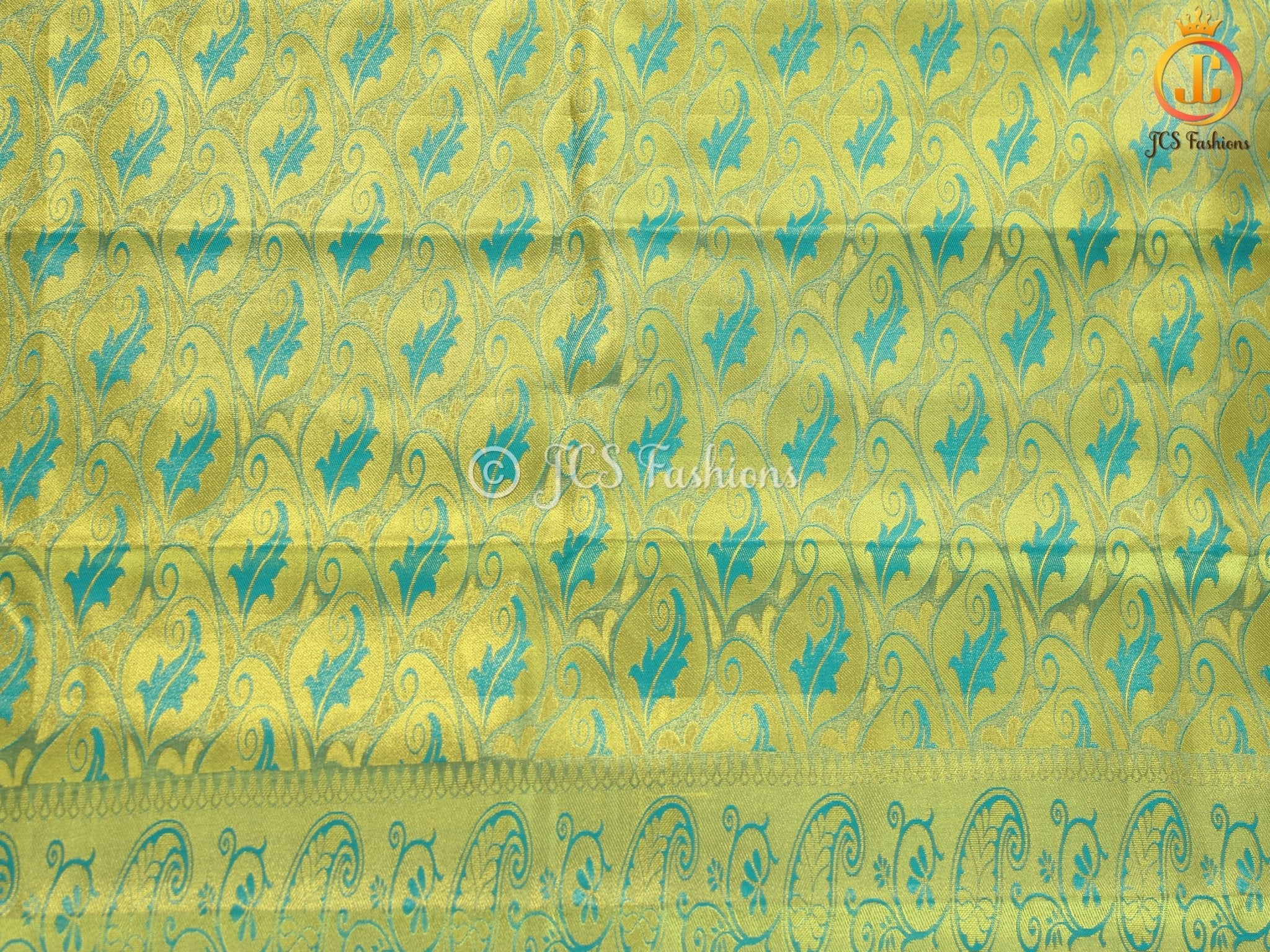 Semi silk, Kanchi pattu saree With Blouse. Traditional Indian Saree For Women SAREE JCS Fashions