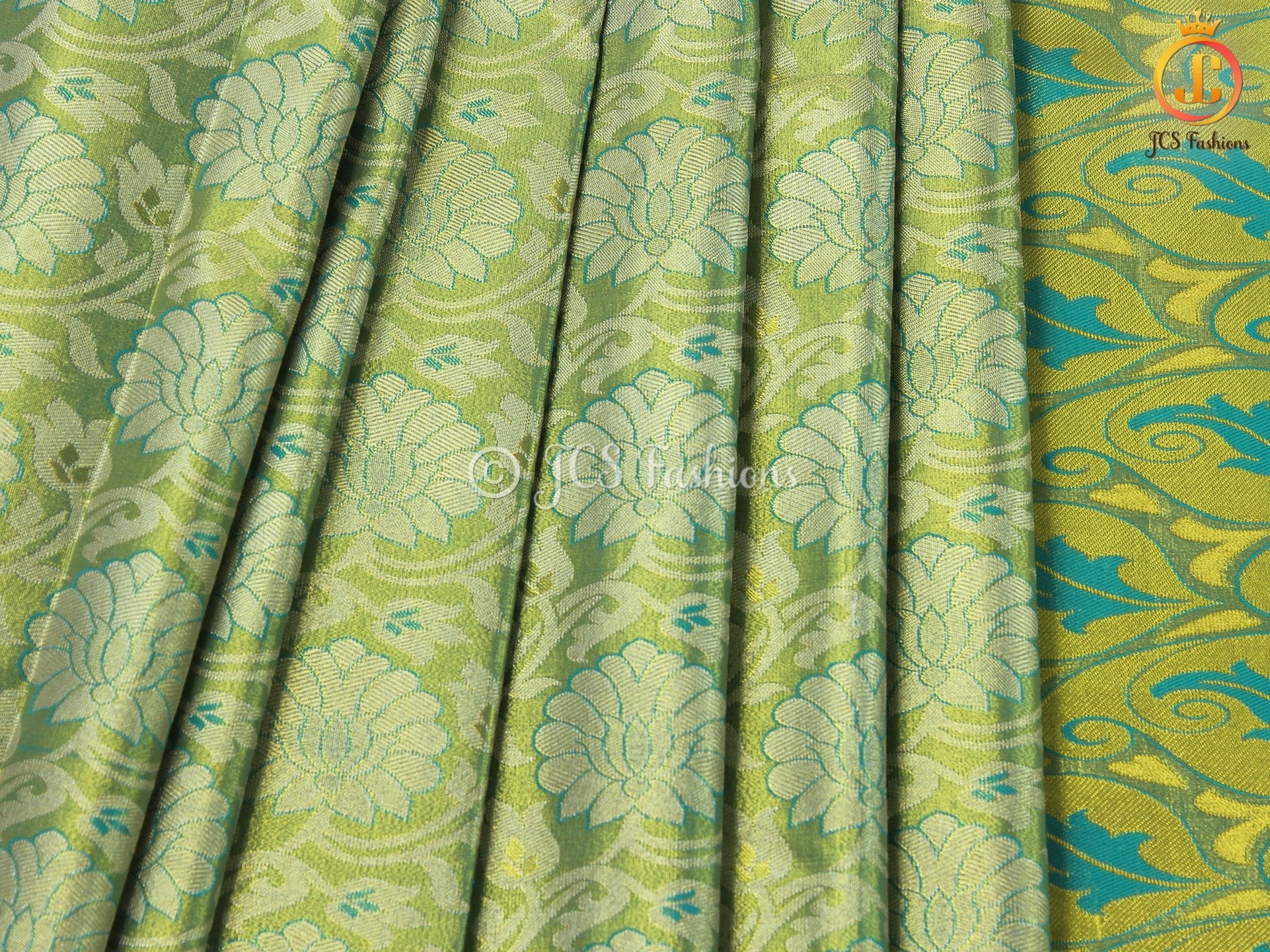 Semi silk, Kanchi pattu saree With Blouse. Traditional Indian Saree For Women SAREE JCS Fashions