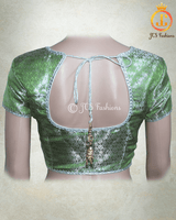 Traditional Banarasi Saree Blouse – Stitched Zari Work Blouse Blouse JCS Fashions