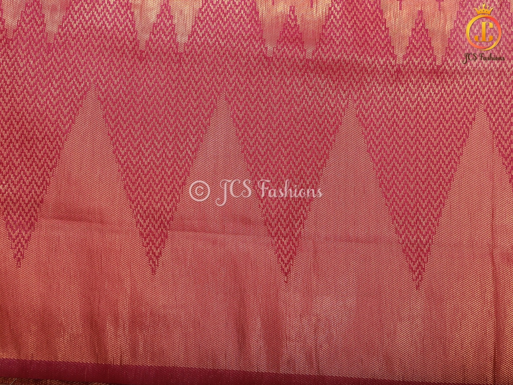 Wine Color Soft Semi-Silk Saree With stitched Blouse SAREE JCS Fashions
