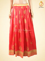 Unique and Trendy Half Saree Set  For Teens | Red